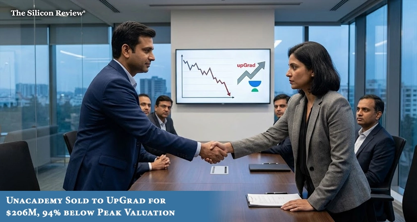 Unacademy Sold to Rival upGrad for $206M, 94% Below Peak Valuation of $3.44 Billion